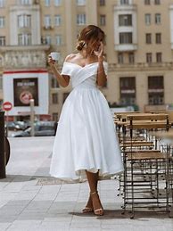 Image result for Short Wedding Dress