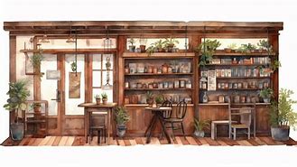 Image result for Sketch French Cafe Table