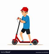 Image result for Kid On Electric Scooter