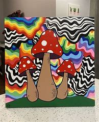 Image result for Trippy Mushroom Art Drawings