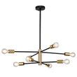 Image result for Black Brass Sputnik Chandelier