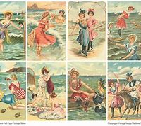 Image result for Victorian Seaside Postcards