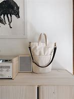 Image result for Canvas Work Bucket Bag