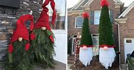 Image result for Outdoor Christmas Tree Gnome