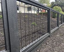 Image result for Black Hog Wire Fencing