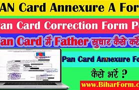 Image result for Pan Card Correction Letter