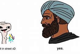 Image result for Yes Face Meme Chad