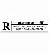 Image result for Rated R Violent throughout Logo