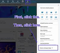 Image result for LinkedIn Page. Create