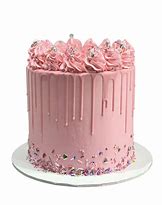 Image result for Pink Flower Birthday Cake