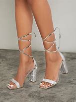 Image result for Baby Pink Lace Up Heels