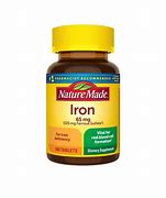 Image result for Nature Made Iron Ferrous Sulfate Label