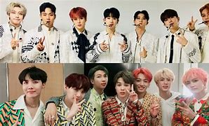 Image result for Monsta X and BTS