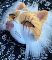 Image result for Cute Yellow Cat Mask