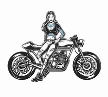 Image result for Biker Girl Painting