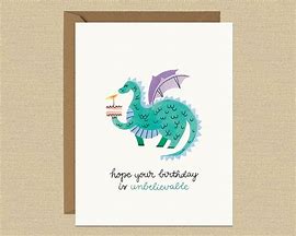 Image result for Dragon Birthday Card Printable