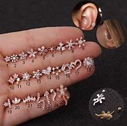 Image result for Rose Gold Stud Earrings for Boys