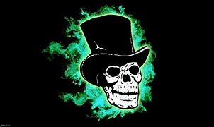 Image result for Skull with Black Hat