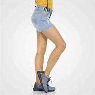 Image result for Blue Denim Shorts