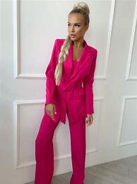 Image result for Pink Pant Suit