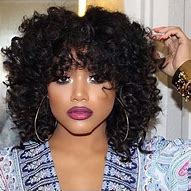 Image result for Medium Curly Wigs for Black Women