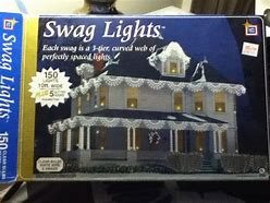 Image result for Outdoor LED Swag Christmas Lights