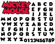 Image result for Disney Mickey Mouse Font