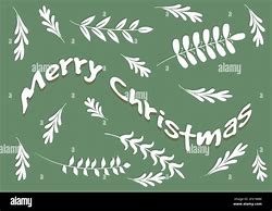 Image result for Christmas Leaf Drawing