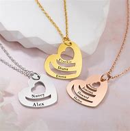 Image result for Multiple Name Necklace