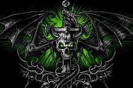 Image result for Skull and Bat Wallpaper