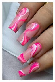 Image result for Summer Nails Hot Pink