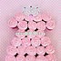 Image result for Pink Cupcake On Tray