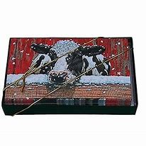 Image result for Cow Christmas Cards Boxed