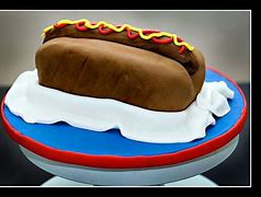 Image result for Hot Dog Funny Cake