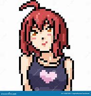 Image result for Anime Girl Pixel Art Templates