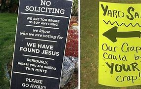 Image result for Scary Yard Signs