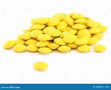 Image result for Round Yellow Pill with L On It