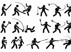 Image result for Cool Stickman Fight Stances