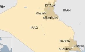 Image result for Maps Indicating Rocket Attacks in Iraq