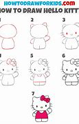 Image result for How to Draw Hello Kitty