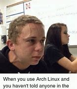 Image result for Arch BTW Meme