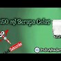 Image result for Setengah Gelas Berapa Ml