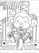 Image result for Monkey Riding a Motorcycle Pixel Art