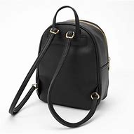 Image result for Faux Leather Pearl Studded Small Backpack Black