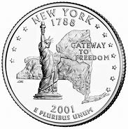 Image result for New York Quarter Money Clip