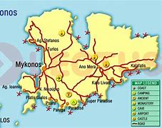 Image result for Mykonos Map Poster