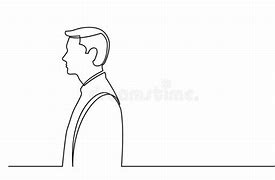 Image result for Side Person Drawing