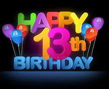 Image result for Happy 13th Birthday