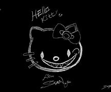 Image result for Dark Hello Kitty