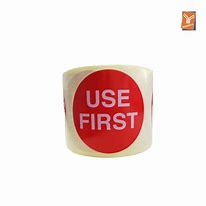 Image result for Orange Use First Sticker